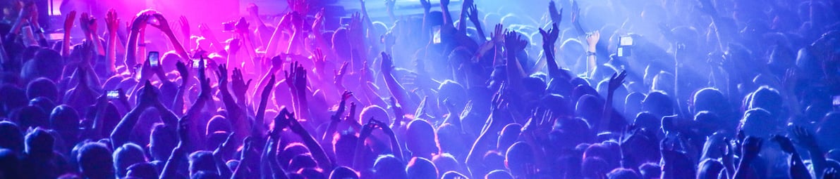 Crowd at gig entertainment tax